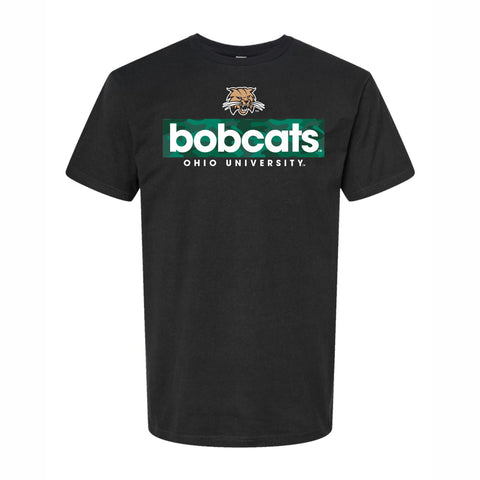 Ohio Bobcats Black Camo Block T-Shirt