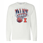 Illinois Fighting Illini Men's Champion Retro Basketball Long-Sleeve T-Shirt