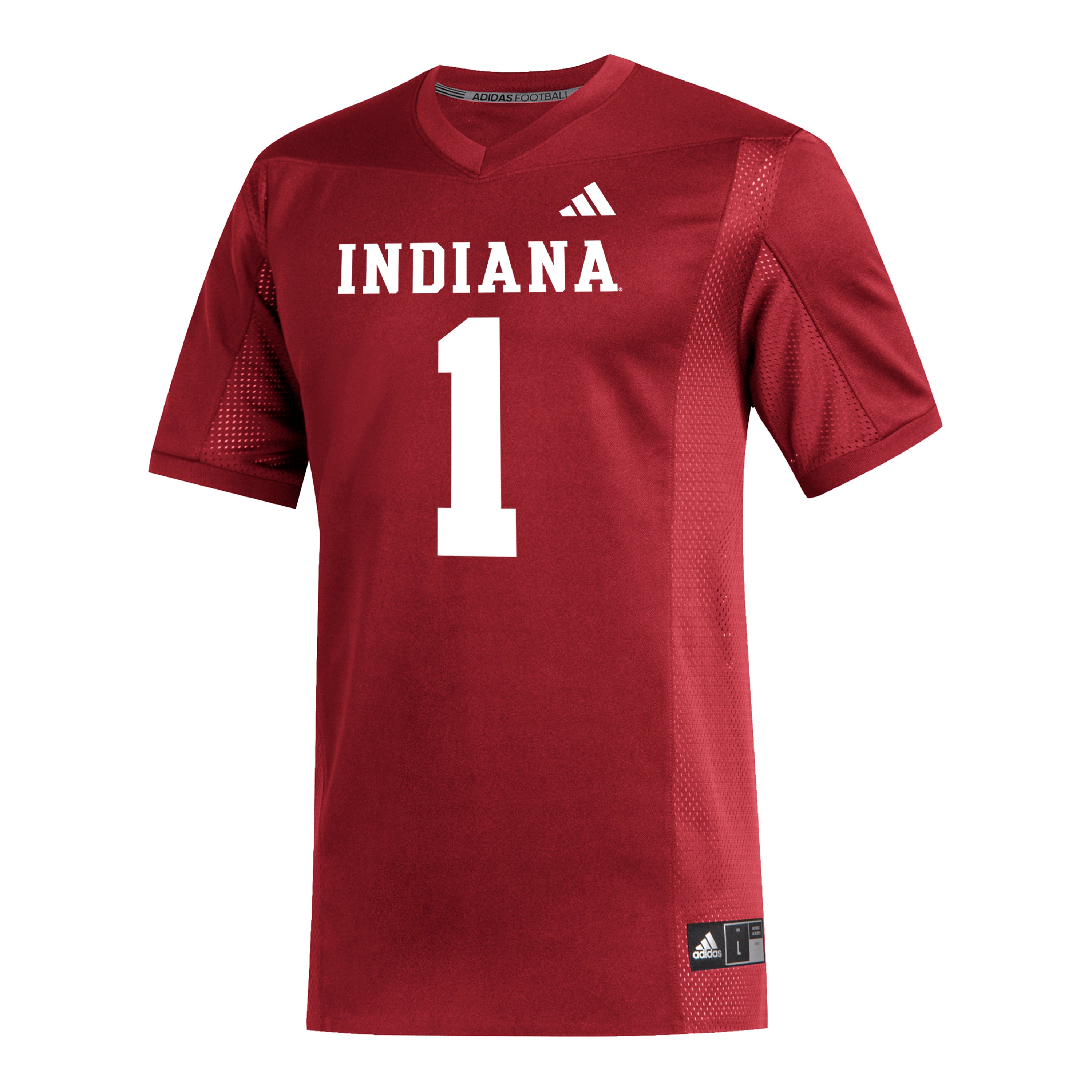 Indiana Football Jersey 2025 Crimson Adidas Replica โ Gameday