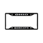 Ohio Bobcats Black License Plate Frame