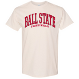 BSU Cardinals Men's Distressed Arch T-Shirt