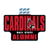 Ball State Cardinals Alumni Blue 84 Decal