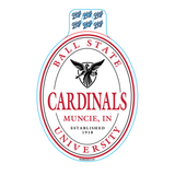 BSU Cardinals Muncie Blue 84 Decal