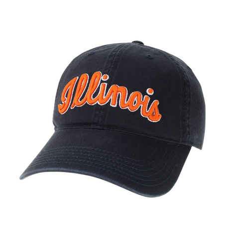 Illinois Fighting Illini Script Illinois Hat by Legacy