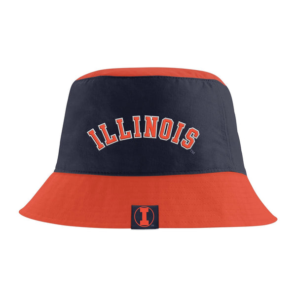 Illinois Fighting Illini Nike Apex Bucket Hat – Navy & Orange