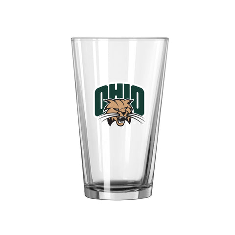 Ohio Bobcats Logo 16oz Pint Glass