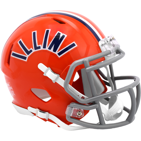 Riddell Illinois Fighting Illini Arched Mini Replica Speed Helmet