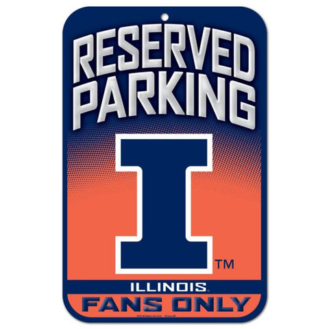 Illinois Fighting Illini Parking Sign