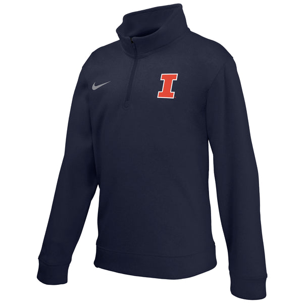 Fighting Illini Nike Youth Therma Navy 1/4 Zip – Gameday Spirit
