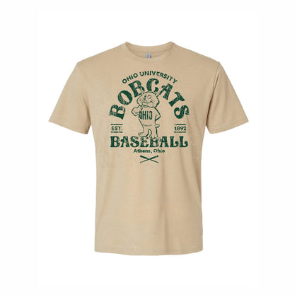 Ohio Bobcats Men's Rufus Baseball T-Shirt