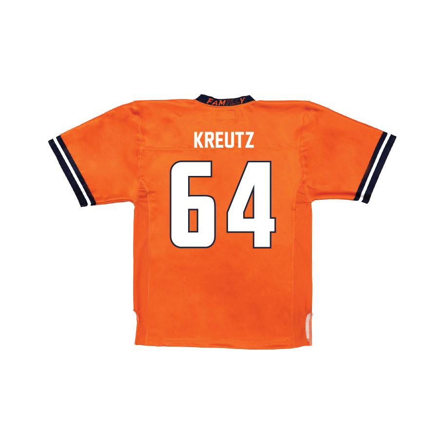 Illinois Fighting Illini NIL Football Jersey Josh Kreutz #64
