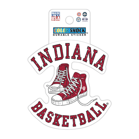 Indiana Hoosiers Vintage Basketball Decal