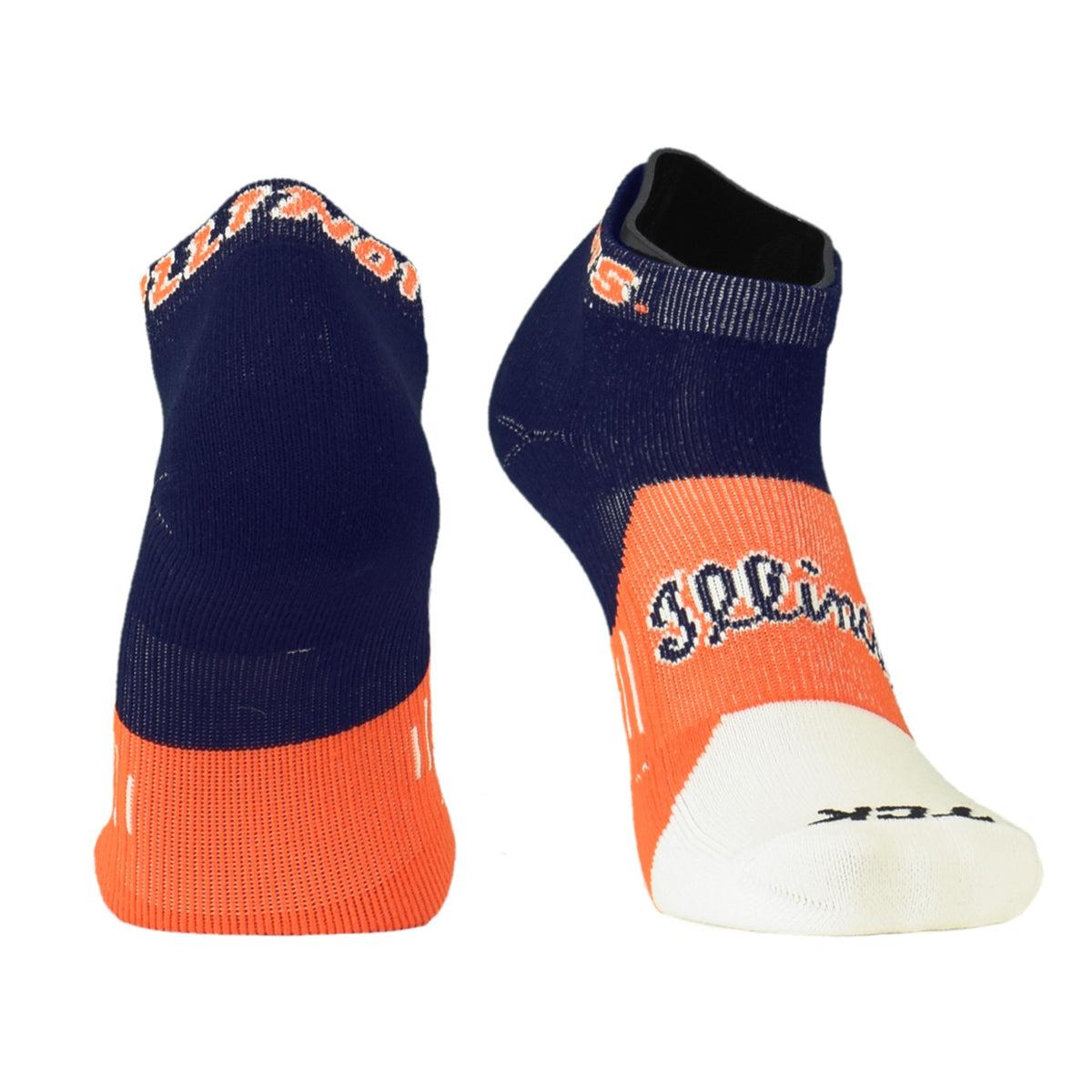 Illinois Socks Fighting Illini Script Colorblock – Gameday Spirit Fanstore