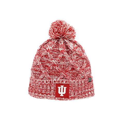Indiana Hoosiers Zephyr Tanja Cable Knit Beanie