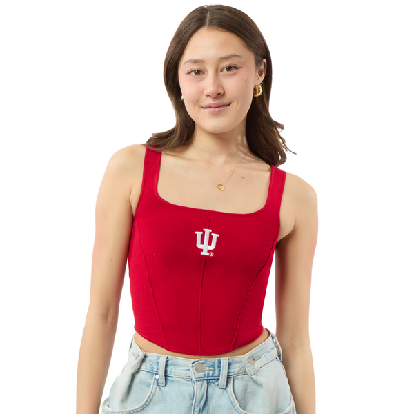 トップス CORMIO Zendaya corset t-shirt red zxoiubbv3pyeppreoyrv_grande.