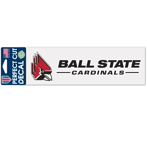 BSU Cardinals Logo 3x10 Decal