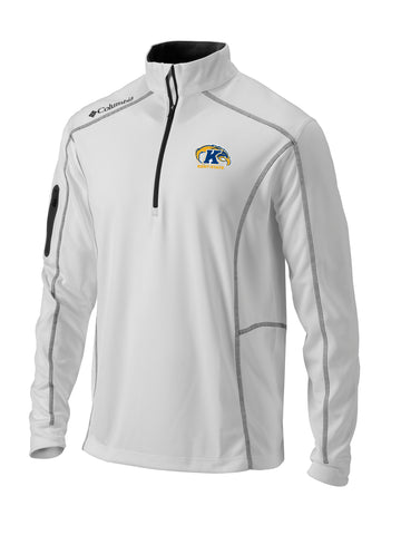 KSU Golden Flashes Columbia White Omni-Wick Shotgun Quarter-Zip