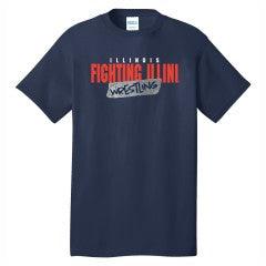 Illinois Fighting Illini Wrestling Short Sleeve T-Shirt