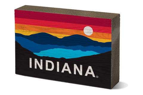 Indiana Hoosiers Horizon Plank Decoration