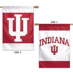 Indiana Hoosiers Vertical 2-Sided 28" x 40" Flag