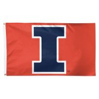 Illinois Fighting Illini 3x5 Team Flag
