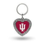 Indiana Rhinestone Heart Key Chain