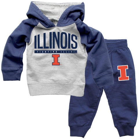 Illinois Fighting Illini 2 Piece Toddler Sweat Suit