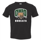 Ohio Bobcats Toddler Attack Cat Black T-Shirt