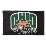 Ohio Bobcats Black 3x5' Deluxe Flag