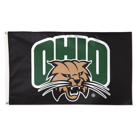 Ohio Bobcats Black 3x5' Deluxe Flag