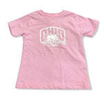Ohio University Toddler 1-Color Attack Cat Distressed PNK Short Sleeve Tee