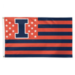 Illinois Fighting Illini Stars and Stripes Flag