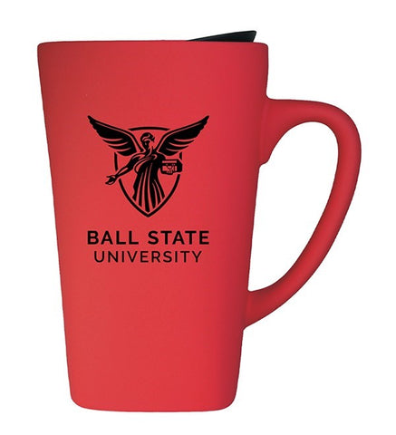 Ball State Cardinals 16oz Ceramic Travel Mug with Lid