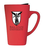 Ball State Cardinals 16oz Ceramic Travel Mug with Lid