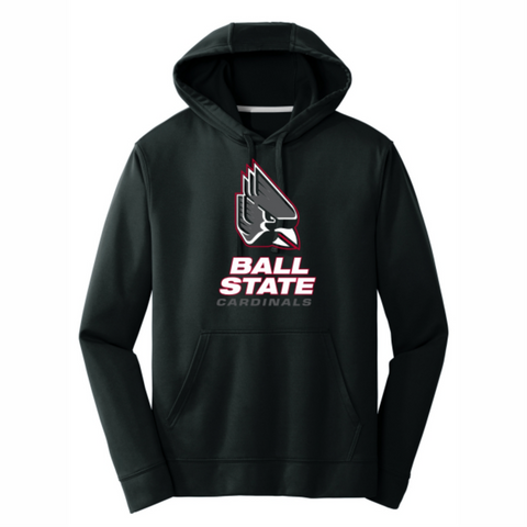 BSU Cardinals Greyscale Logo Hoodie