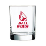 BSU Cardinals 14oz Rocks Glass