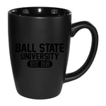 BSU Cardinals 16oz Matte Black Mug