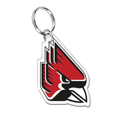 BSU Cardinals Acrylic Cardinal Keychain