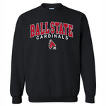 BSU Cardinals Arch Black Crew