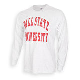 BSU Cardinals Men's Arch Logo Long-Sleeve T-Shirt