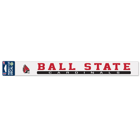 BSU Cardinals Ball State Decal 2X17