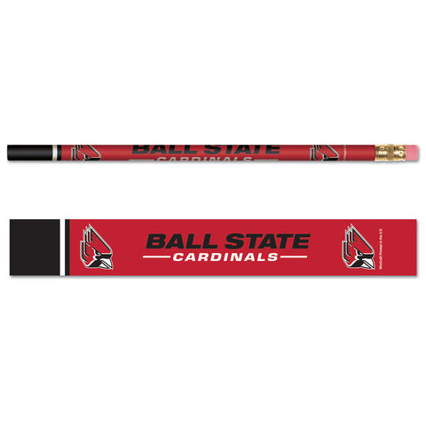 BSU Cardinals Ball State Pencils - 6 pack