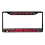 BSU Cardinals Black Primary Plate Frame
