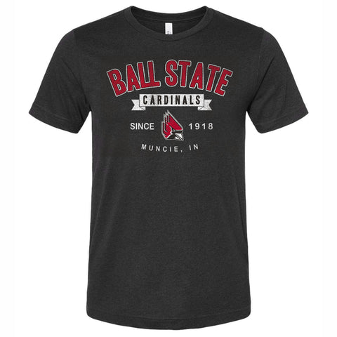 BSU Cardinals Distressed Banner Tee