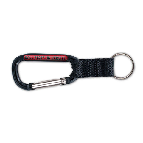 BSU Cardinals Keychain Carabiner Clip