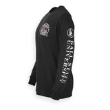 BSU Cardinals Long Sleeve T-shirt, Splatter Black