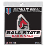 BSU Cardinals Metallic Decal