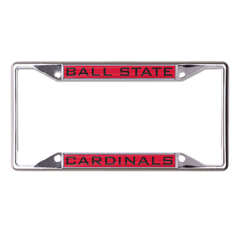 BSU Cardinals Metallic Red License Plate Frame