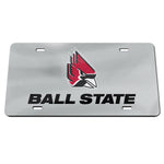 BSU Cardinals Mirrored License Plate