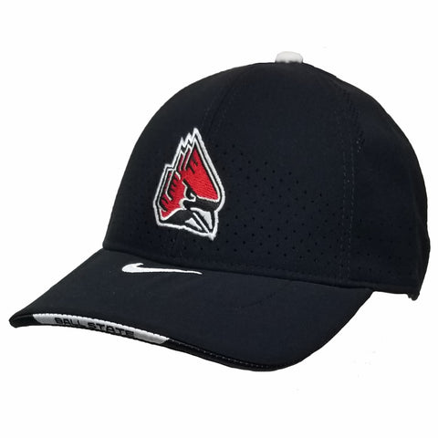 BSU Cardinals Nike Cardinal Logo Black Hat